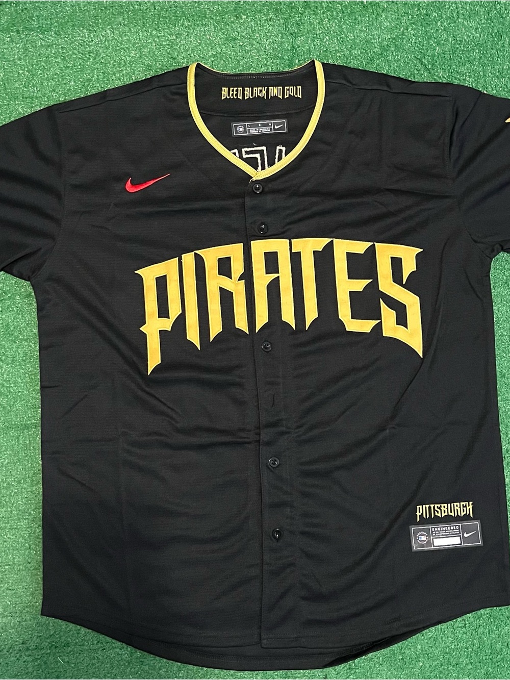 Pittsburgh Pirates Konnor Griffin Black City Edition Jersey 
Adult Large